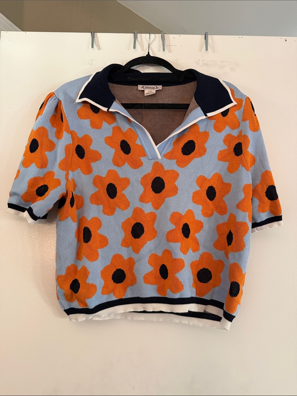 Nanette Lepore Flower Polo - Picture 2 of 4